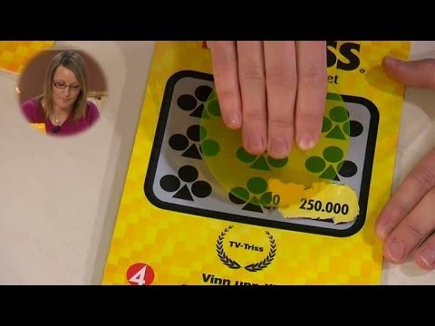 Inger skrapar Triss - Nyhetsmorgon (TV4)