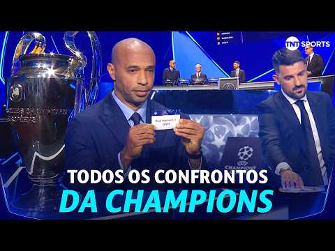 SORTEIO COMPLETO DA FASE DE LIGA DA CHAMPIONS LEAGUE 2026/27