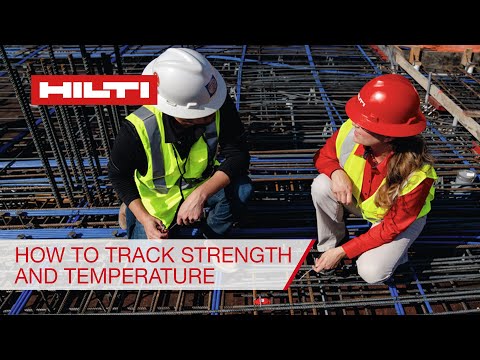Hilti Concrete Sensors: How to track strength and temperature