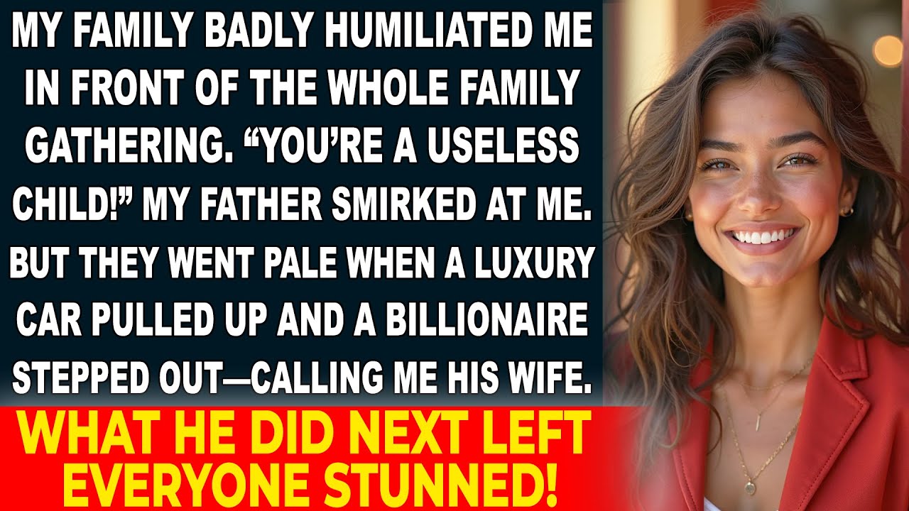 My Family Called Me a Failure, But They Went Pale When My Billionaire Husband Arrived