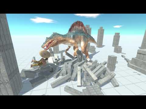 CITY SPINOSAURUS vs EVERY UNIT - Animal Revolt Battle Simulator