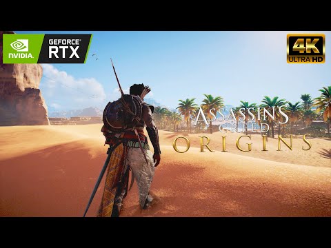 AC ORIGINS - 4K[UHD] - Max Settings - Beyond All Limits - Photorealistic - Gameplay