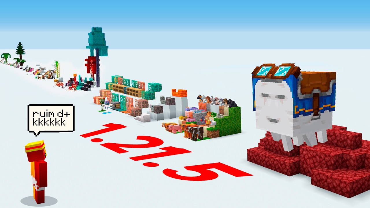 RANKEANDO as Últimas ATUALIZAÇÕES do MINECRAFT!