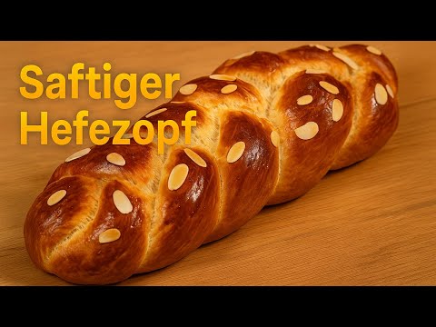 Saftiger Hefezopf einfach backen – Original Konditor-Rezept mit & ohne Rosinen
