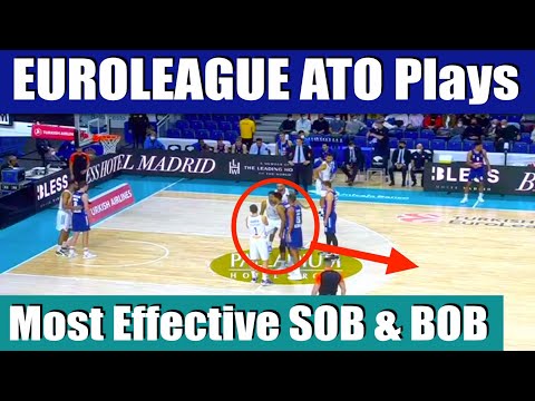 Best Euroleague ATO Plays - Sideline & Baseline Inbounds Compilation 2022