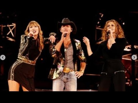 Taylor Swift - Tim McGraw # rep tour nashville (with Real Tim McGraw & Faith Hill)