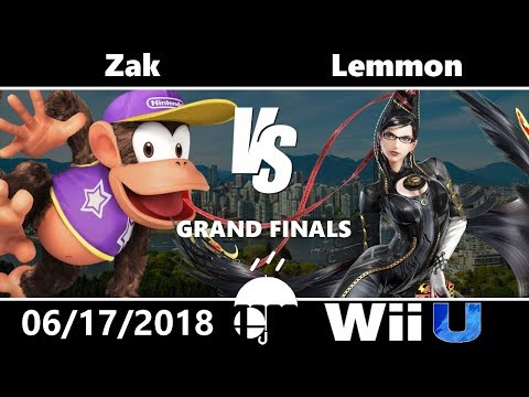 Rain City Wii U: Grand Finals - Zak (Diddy Kong) vs Lemmon (Bayonetta)