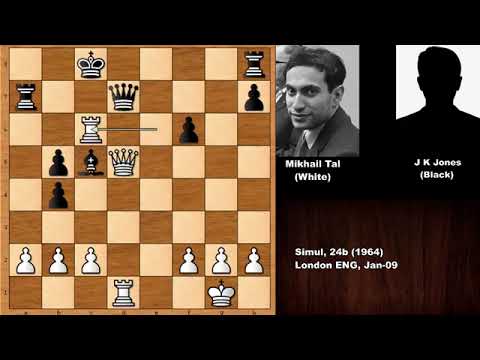 Mikhail Tal vs J K Jones   London 1964 dR MpeW0zQU