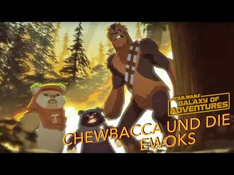 STAR WARS – GALAXY OF ADVENTURES: Chewbacca und die Ewoks - Kampfläufer Entführung | Star Wars Kids