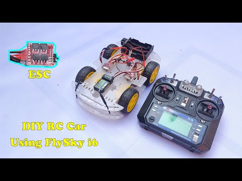 How to Make RC Car using FlySky i6 Transmitter | DIY Remote Control Car