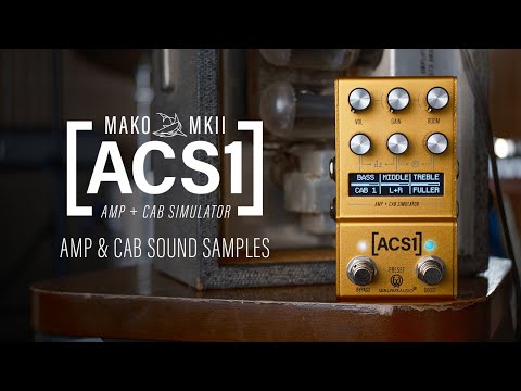 Walrus Audio Mako ACS1 MKII Amp + Cab Simulator - Gold Bild 7
