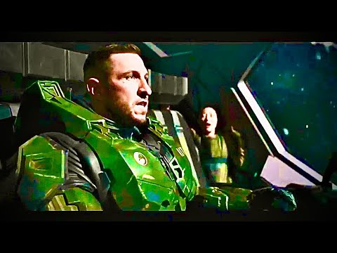 Halo TV Series - Master Chief Flies Through an Asteroid Field