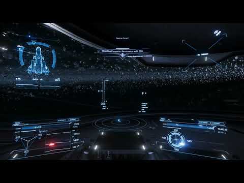 Star Citizen PTU 3.3.0z - Escort mission - Asteroid wins