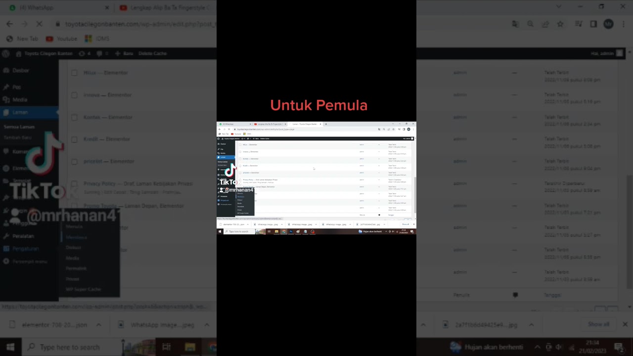 cara seting halaman utama pada wordpress