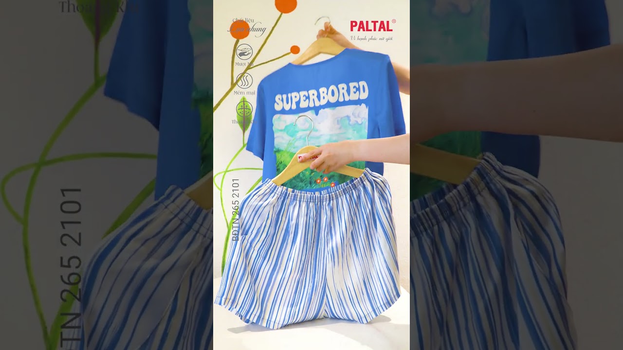 Set đồ bộ nữ kiểu quần đùi tay ngắn chất lụa nhung 265p 2101