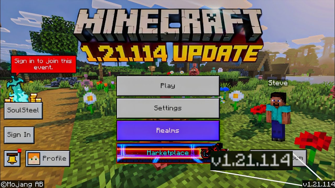 Minecraft 1.21.114 Official Update + Patch Direct Link 🖇️