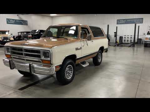 1986 Dodge Ramcharger (CC-1632448) for sale in Holland , Michigan