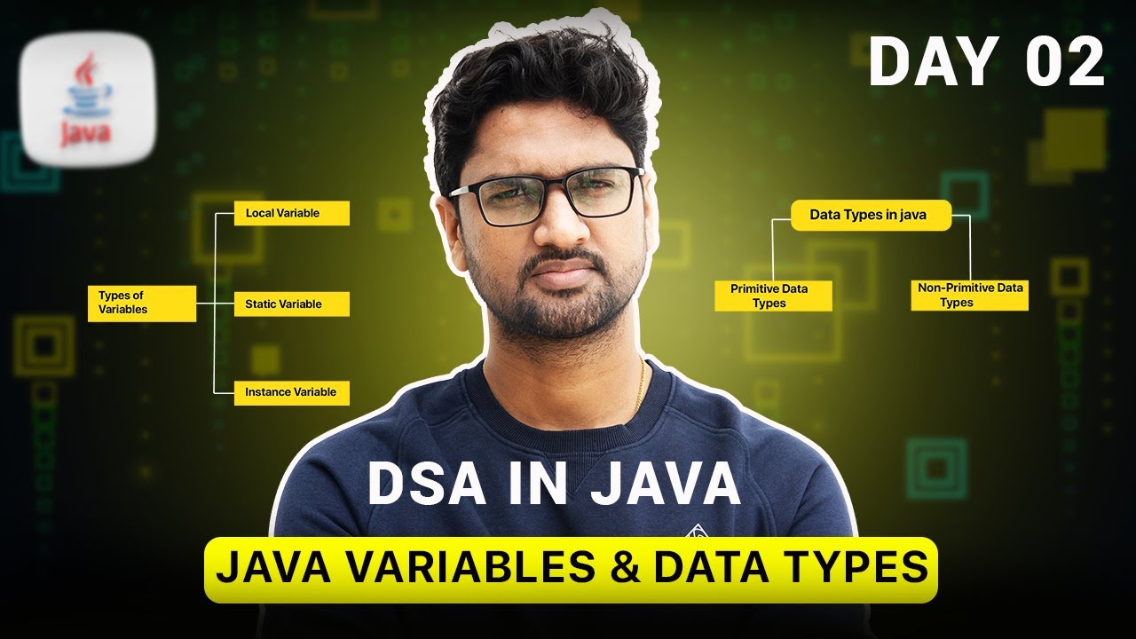 Java Variables and Data Types | DSA in JAVA | Vishwa Mohan