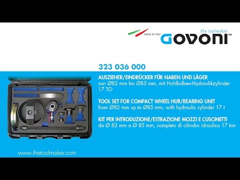 323036000 - TOOL SET FOR COMPACT WHEEL HUB/BEARING UNIT (D.82 - 85)