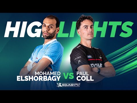 🏴󠁧󠁢󠁥󠁮󠁧󠁿 Mo. ElShorbagy v Coll 🇳🇿 | PSA Squash Tour Finals 2024/25 | RD1 HIGHLIGHTS