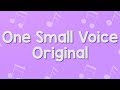 One Small Voice Original Instrumental Jack Hartmann
