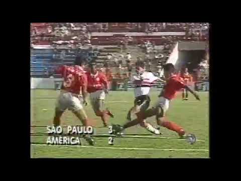 América-SP 2 x 3 São Paulo - Campeonato Paulista 1996
