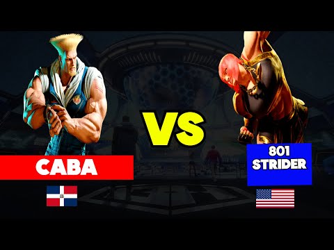 SF6- CABA (GUILE) VS 801 STRIDER (MARISA) STREET FIGHTER 6 MATCH ONLINE TORNAMENT FIRST TO 3