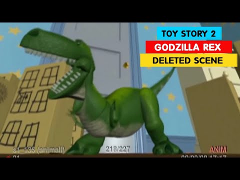 Toy Story 2 | Godzilla Rex Deleted Scene | Pixar Animation |@3DAnimationInternships