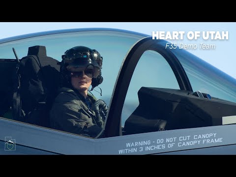 Get to know the first female F35 Demo Pilot in the Air Force | Heart of Utah