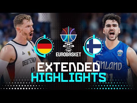 Germany 🇩🇪 vs Finland 🇫🇮 | Extended Highlights | FIBA EuroBasket 2025