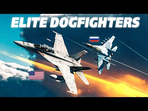 F/A-18F Super Hornet Vs Mig-35UB Fulcrum-F Dogfight | Digital Combat Simulator | DCS |