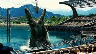 Mosasaurus Feeding Show Scene | Jurassic World (2015) Movie Scene HD