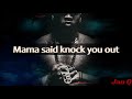 LL Cool J Mama Said Knock You Out Lyrics
