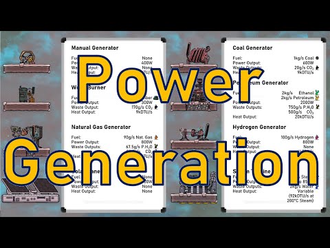 Oxygen Not Included - Tutorial Bites Power-  Generation