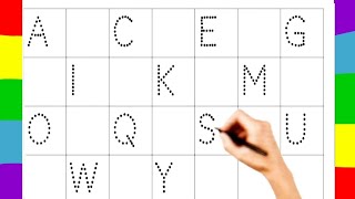 Trace abcd, tracing abc,abc song| Tracing Alphabet| Tracing and colouring abc