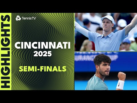Alcaraz Faces Zverev; Sinner & Atmane Clash | Cincinnati 2025 Semi-Final Highlights