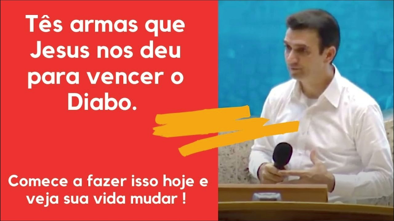 Três armas que Jesus nos deu para vencer o Diabo