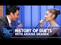 Ariana Grande and Jimmy Sing the History of Duets | The Tonight Show Starring Jimmy Fallon