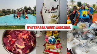 MY 5K CONTRIBUTION GOT ME THIS| WATER PARK IN ABUJA| HUGE UNBOXING| YOUTUBE EVENT.