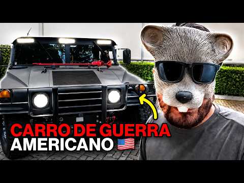 RATÃO DIRIGIU UMA HUMVEE MILITAR EM SÃO PAULO