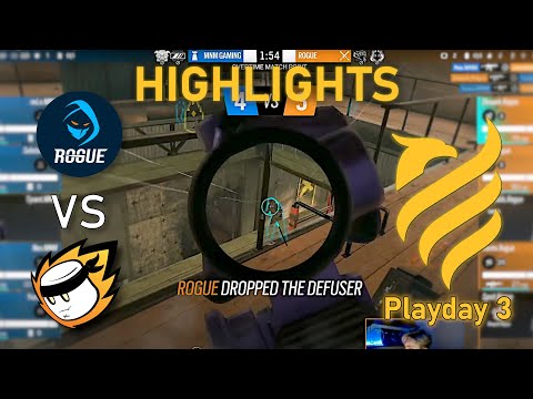 CRAZY GAME! Rogue vs MnM - HIGHLIGHTS - Playday 3 - EUL 2022 Stage 3 - R6 Esport