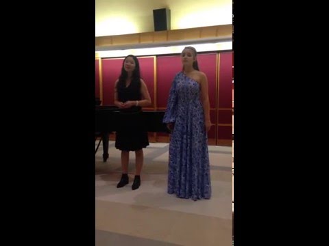 Anastasia Kurochkina and Joanna Zhang sing 