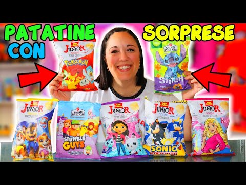 Apro 7 BUSTE di PATATINE con SORPRESE! iolanda sweets