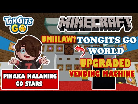 MINECRAFT | DALAWANG MALAKING GO STARS | REDSTONER NA KO? | NEW VENDING MACHINE | Minecraft Tagalog