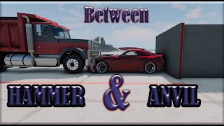 Metal Carnage: Cars Crushed in Thunderous Collision! BeamNG.drive