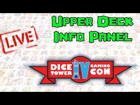 Dice Tower Con 2015 LIVE - Upper Deck Info Panel