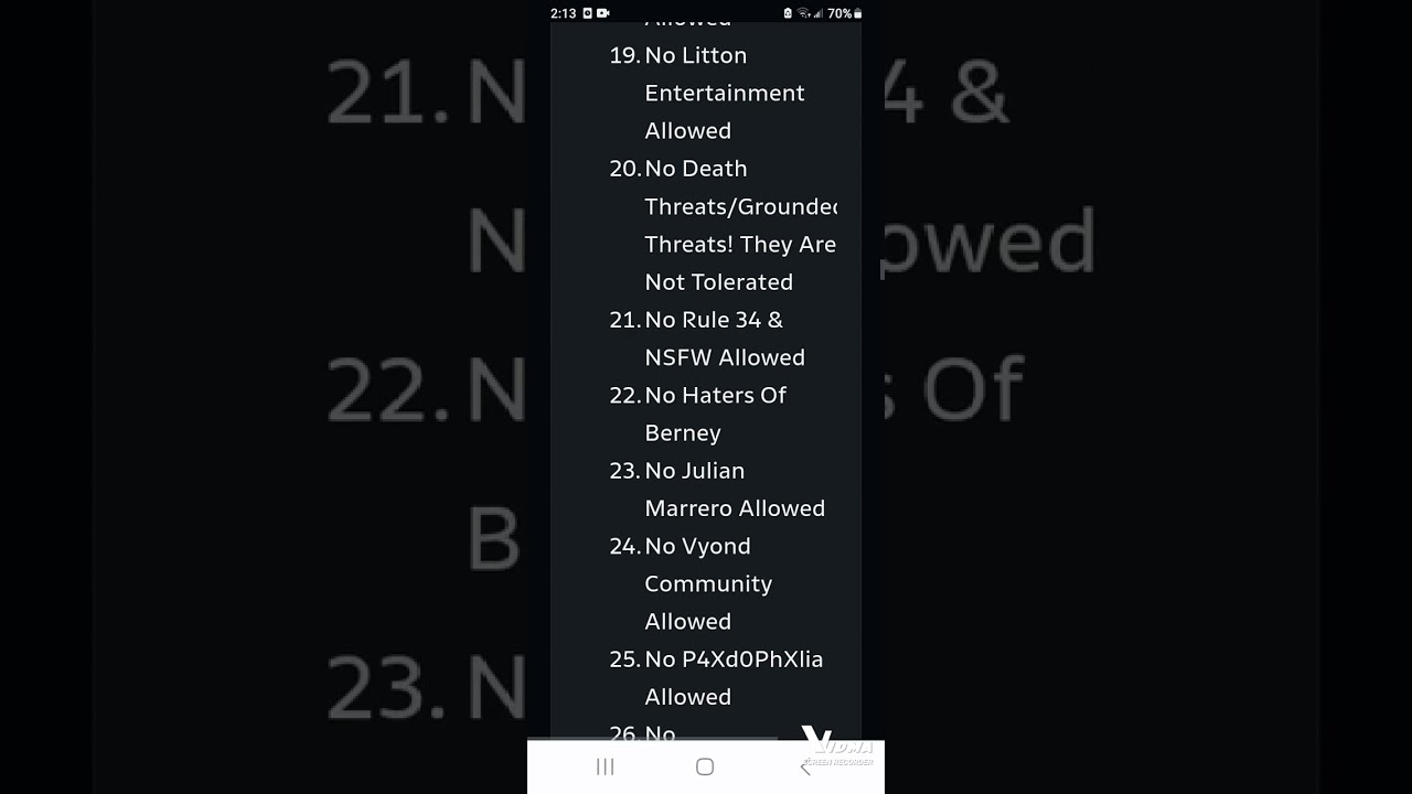 um guys can someone look his deviantart rules?