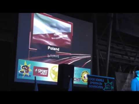 Eröffnung mit Einmarsch beim 44th. Easter Wrestling Tournament 2014 in Utrecht