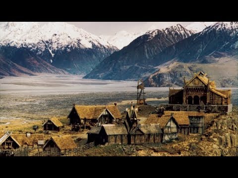 In Edoras, home of the Rohirrim of LotR