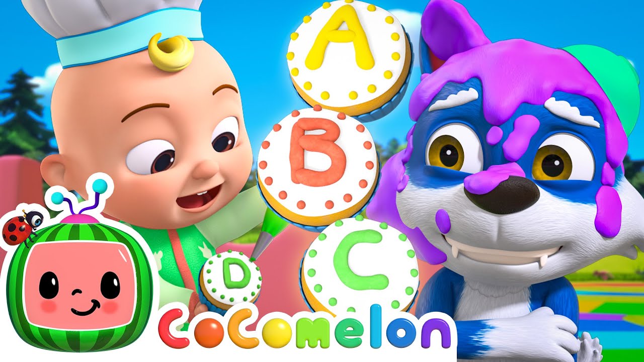 Pat a Cake ABCs 🧁 Baking with JJ's Animal Friends | CoComelon - Nursery Rhymes
